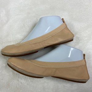 Yosi Samra Samara Foldable Ballet Flat in Ballet‎ Pink Leather, size 7
